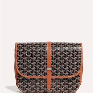 Goyard Black and Brown Crossbody Bag